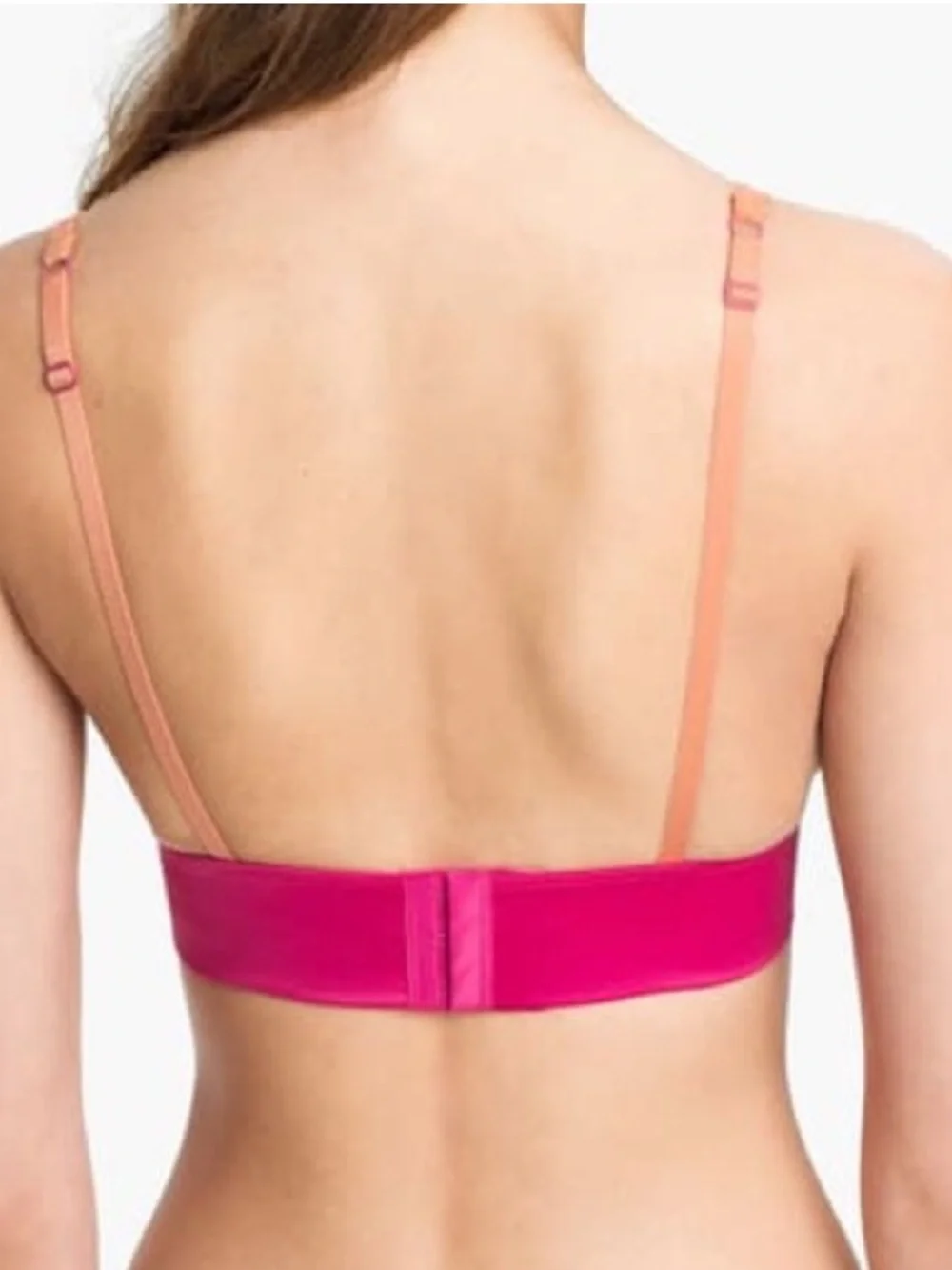 Free People Daisy V Wire Triangle Bra Orange Melon Pink Fuchsia Lace Sexy Sz XS